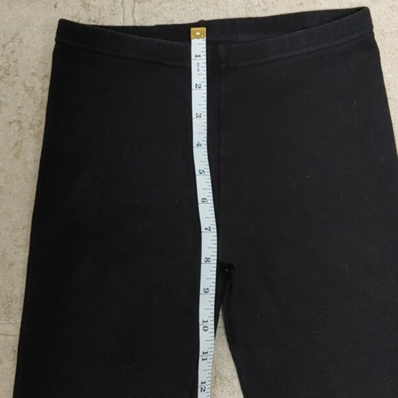 3/$25 Children black leggins pants with turquoise pattern - Picture 5 of 7